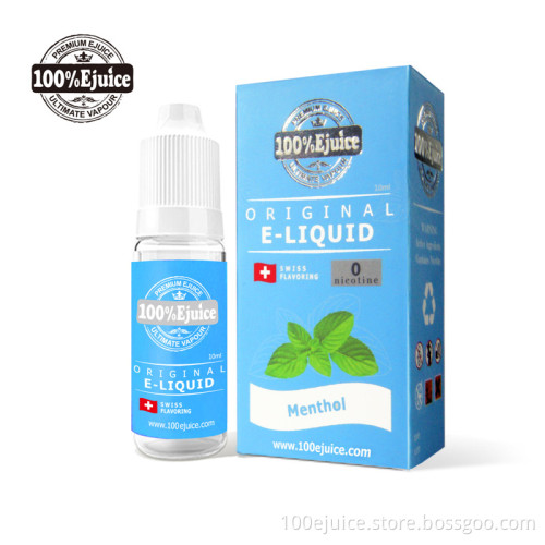 Top Quality Professional Manufacturer E Liquid with Menthol Flavor (10ml 30ml)